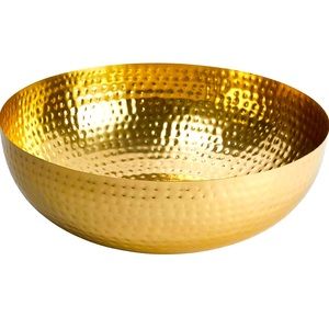 Hammered metal bowl